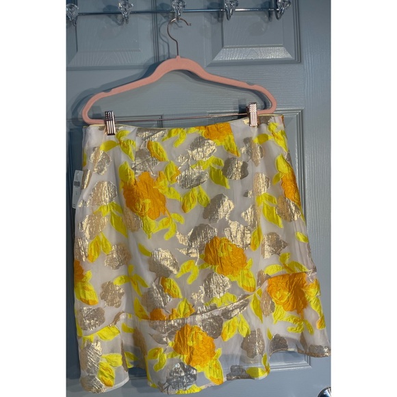 Anthropologie Maeve Faye Flounced Jacquard Mini Skirt NWT Size 16 (XL) - Picture 6 of 14